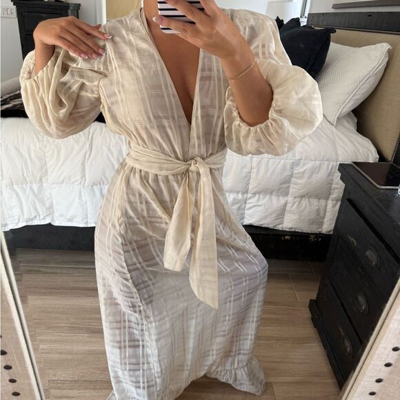 Adriana Degreas Sheer Dress with bodysuit NWT XS/S - Picture 1 of 12